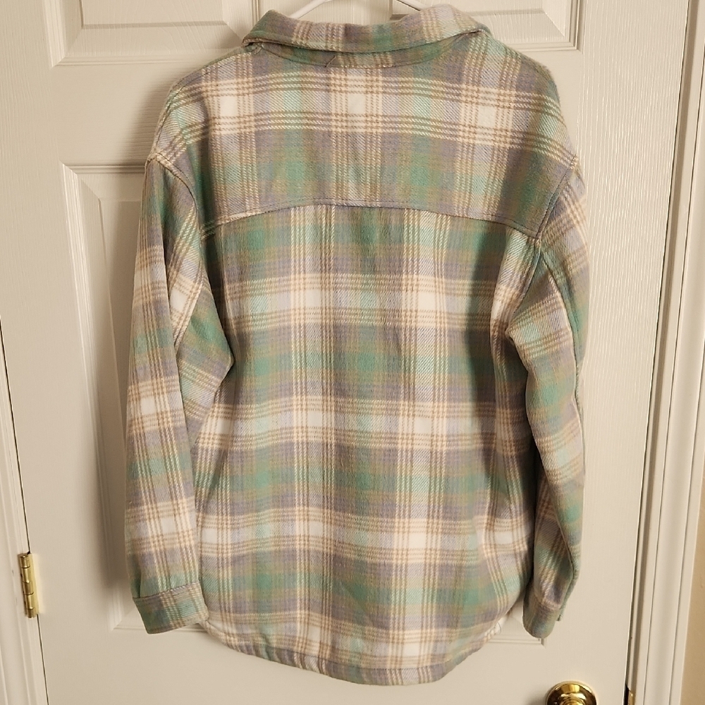 Green and Cream Utility Jacket Relaxed Fit - Picture 7 of 7